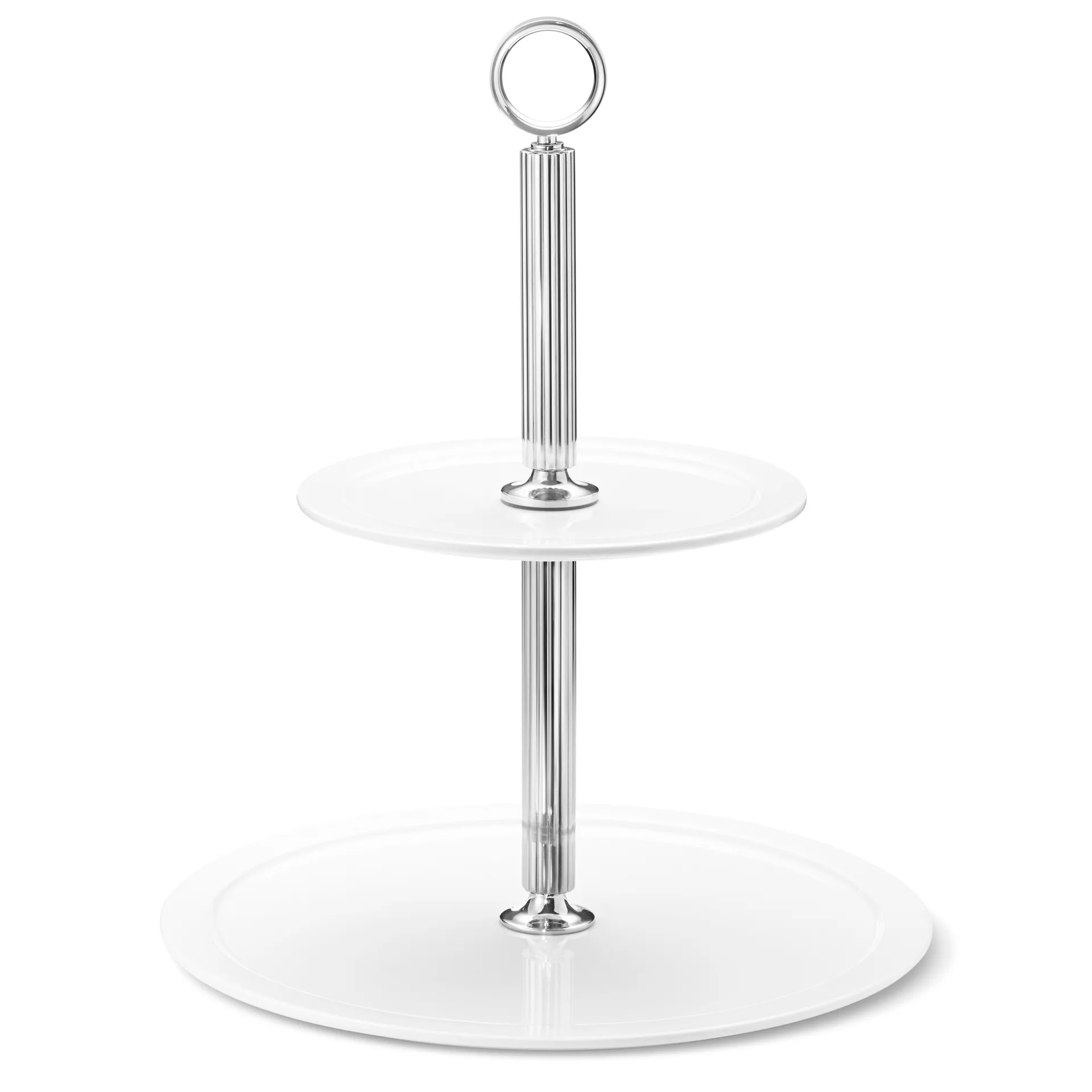 Fuente de 2 pisos Bernadotte, 29 cm Georg Jensen