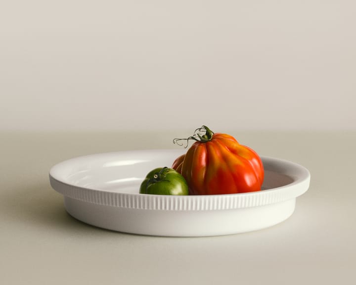 Fuente para horno Bernadotte Ø28,6 cm, Blanco Georg Jensen