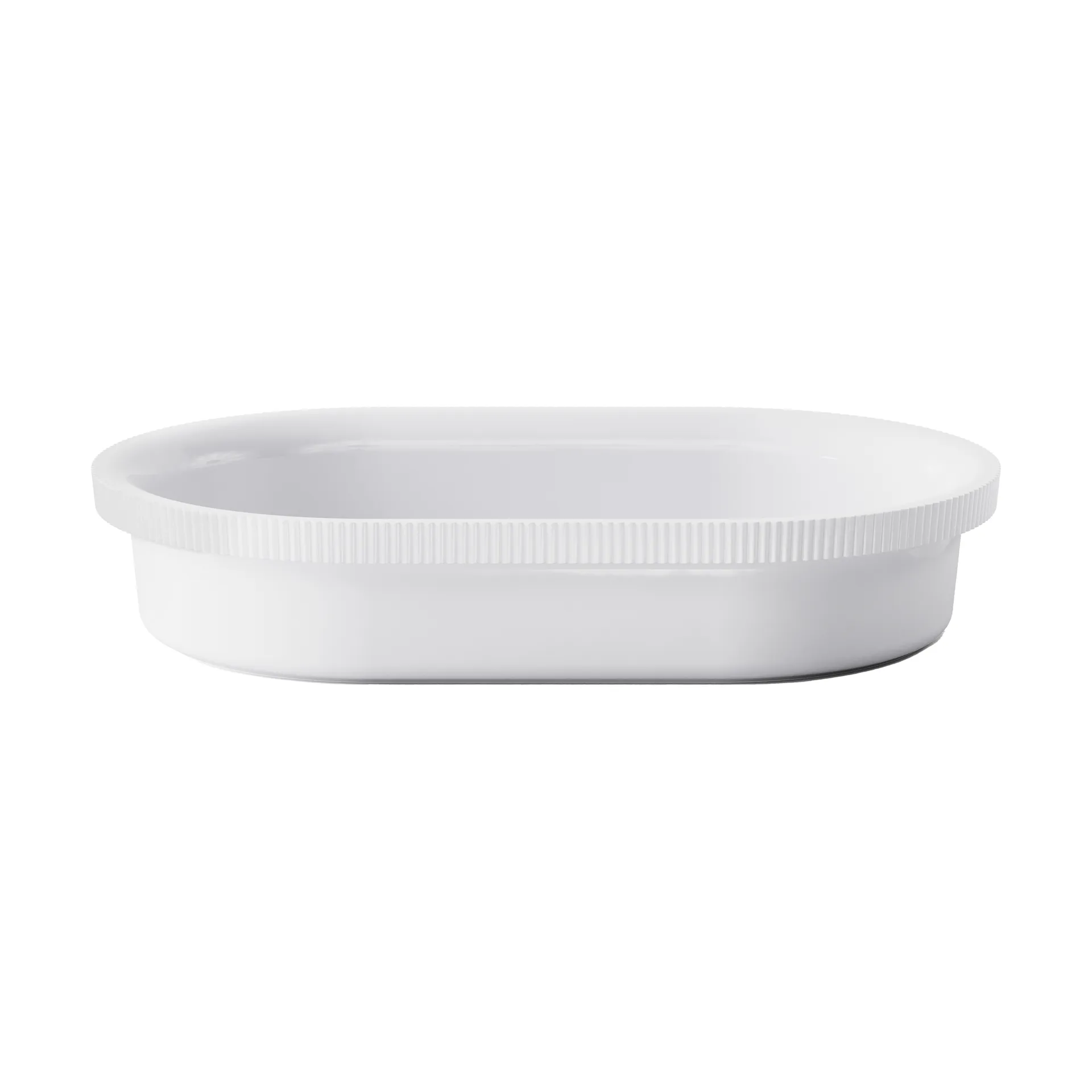 Fuente para horno oval Bernadotte 20,1x31,6 cm, Blanco Georg Jensen
