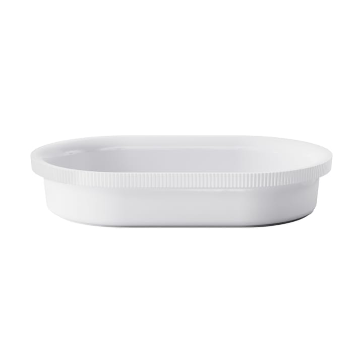 Fuente para horno oval Bernadotte 20,1x31,6 cm - Blanco - Georg Jensen