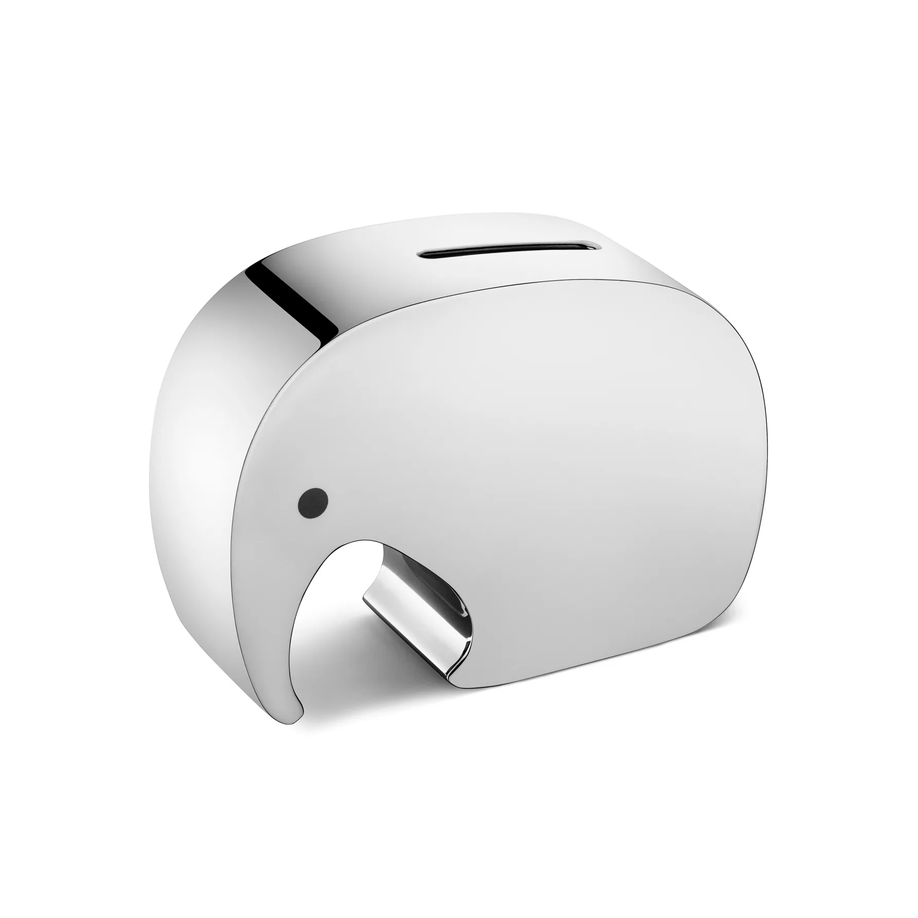 Hucha Miniphant 6x8,7 cm, Acero inoxidable Georg Jensen