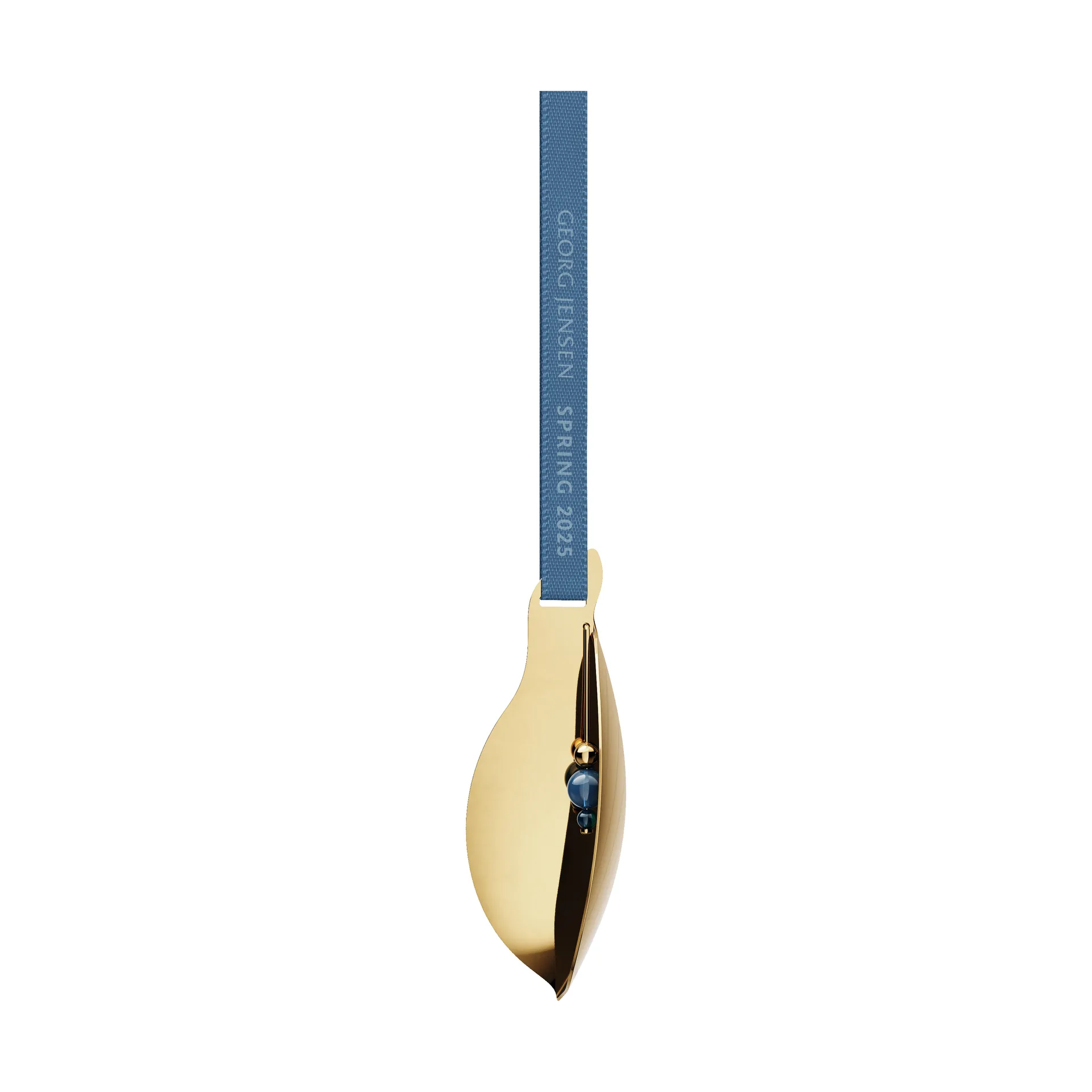 Huevo de Pascua decorativo Spring 2025, Acero inoxidable chapado en oro Georg Jensen