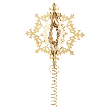 Ice Flower julgranstopp - chapado en oro - Georg Jensen