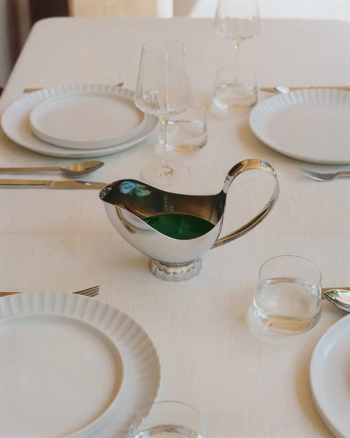 Jarra para salsa Bernadotte, Acero inoxidable, 14 cl Georg Jensen