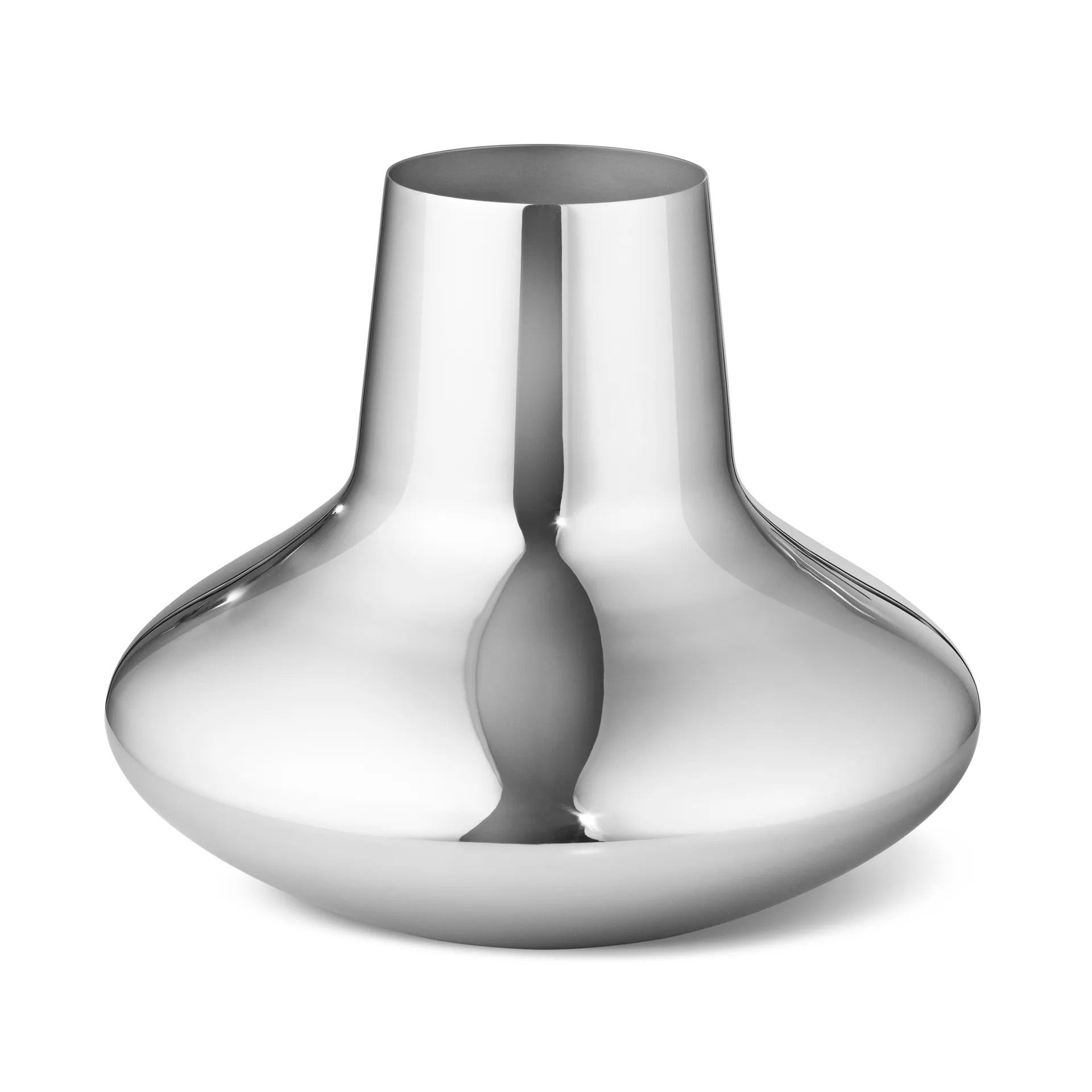 Jarrón acero inoxidable Henning Koppel, mediano, 18,5 cm Georg Jensen