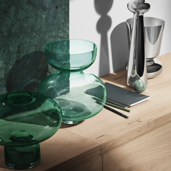 Jarrón Alfredo verde claro, 25 cm Georg Jensen
