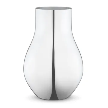 Jarrón de acero inoxidable Cafu - mediano, 30 cm - Georg Jensen