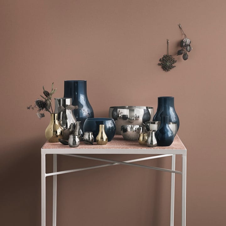 Jarrón de acero inoxidable Cafu, mediano, 30 cm Georg Jensen