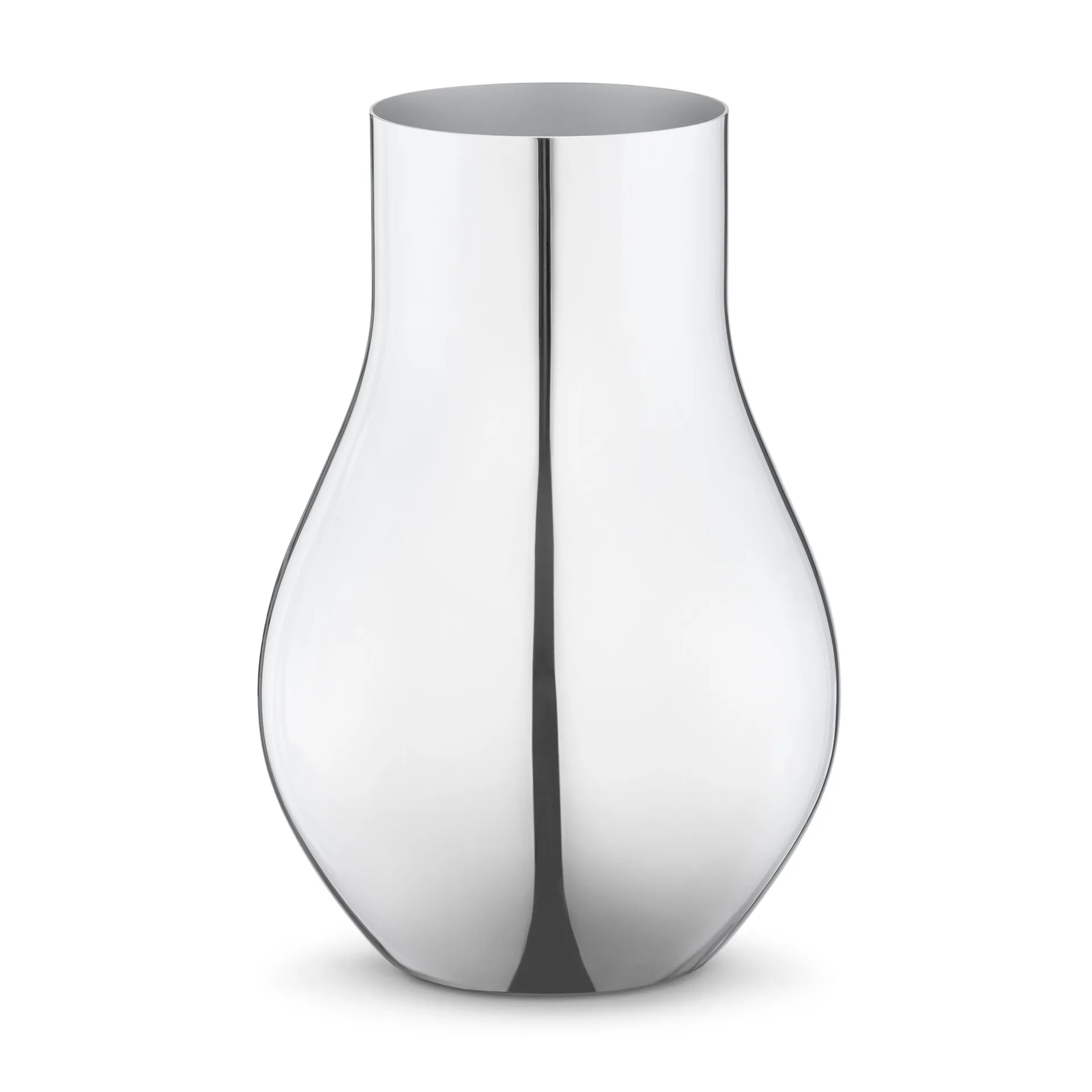 Jarrón de acero inoxidable Cafu, pequeño, 21,6 cm Georg Jensen