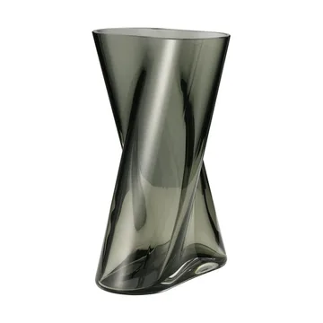 Jarrón de cristal Lituus - Gris, mediano - Georg Jensen