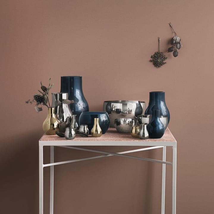 Jarrón de vidrio azul Cafu, mediano, 30 cm Georg Jensen