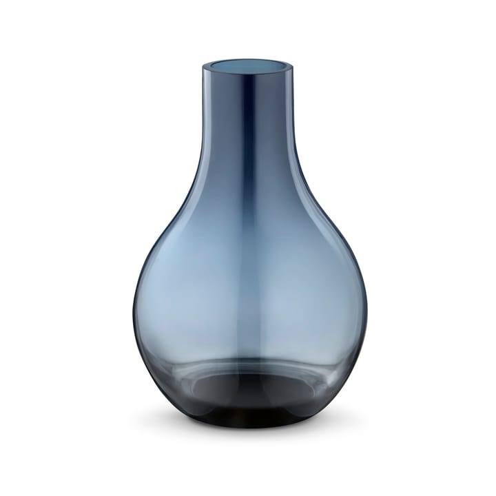 Jarrón de vidrio azul Cafu - mini, 14,8 cm - Georg Jensen
