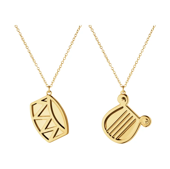 juego de adornos navideños de 2026 - Aleación de zinc chapada en oro - Georg Jensen
