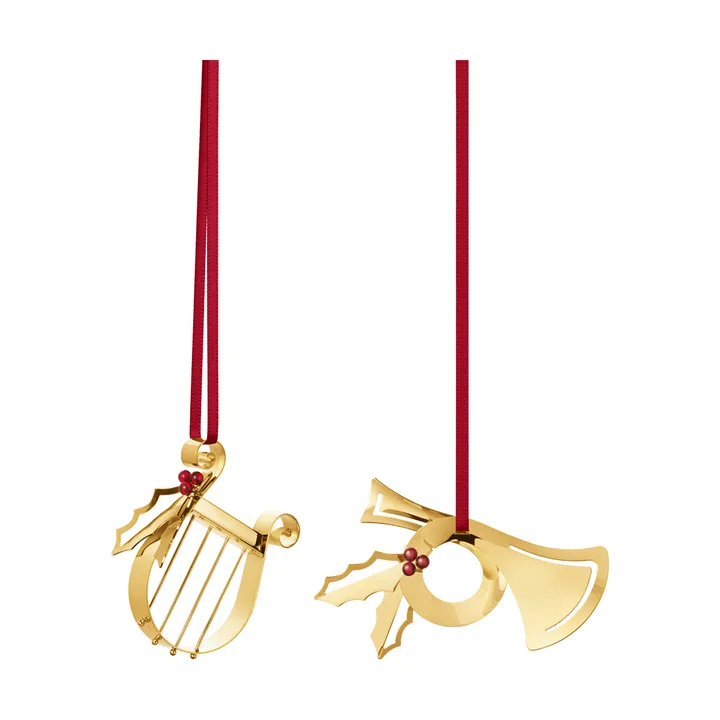 juego de adornos navideños de 2026 - oro - Georg Jensen