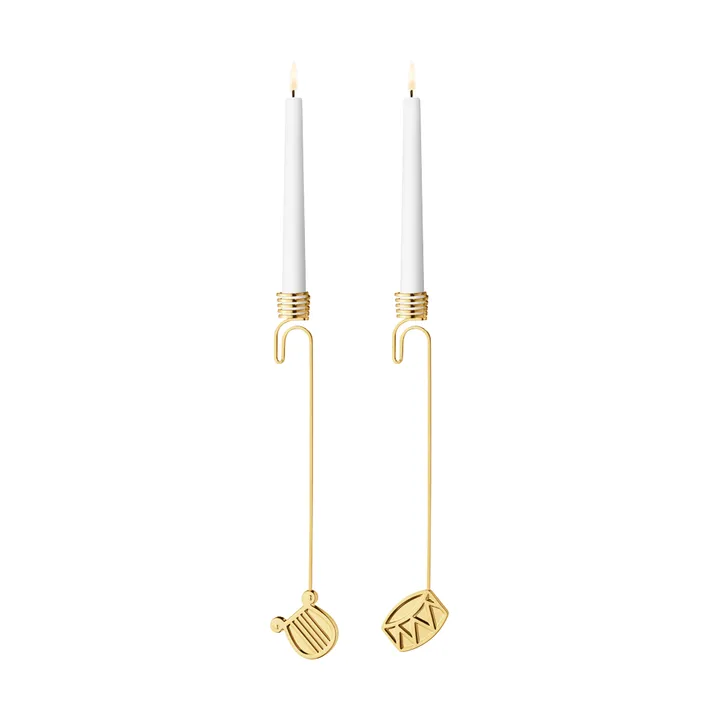 juego de candelabros de 2026 - oro - Georg Jensen