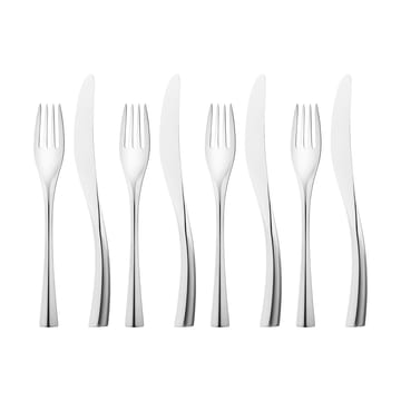 Juego de cubiertos Cobra 8 piezas - Acero inoxidable - Georg Jensen