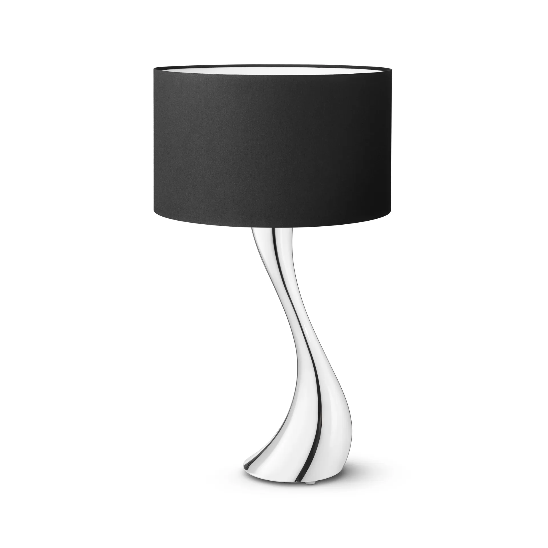 Lámpara de mesa Cobra negro, pequeña, 61 cm Georg Jensen