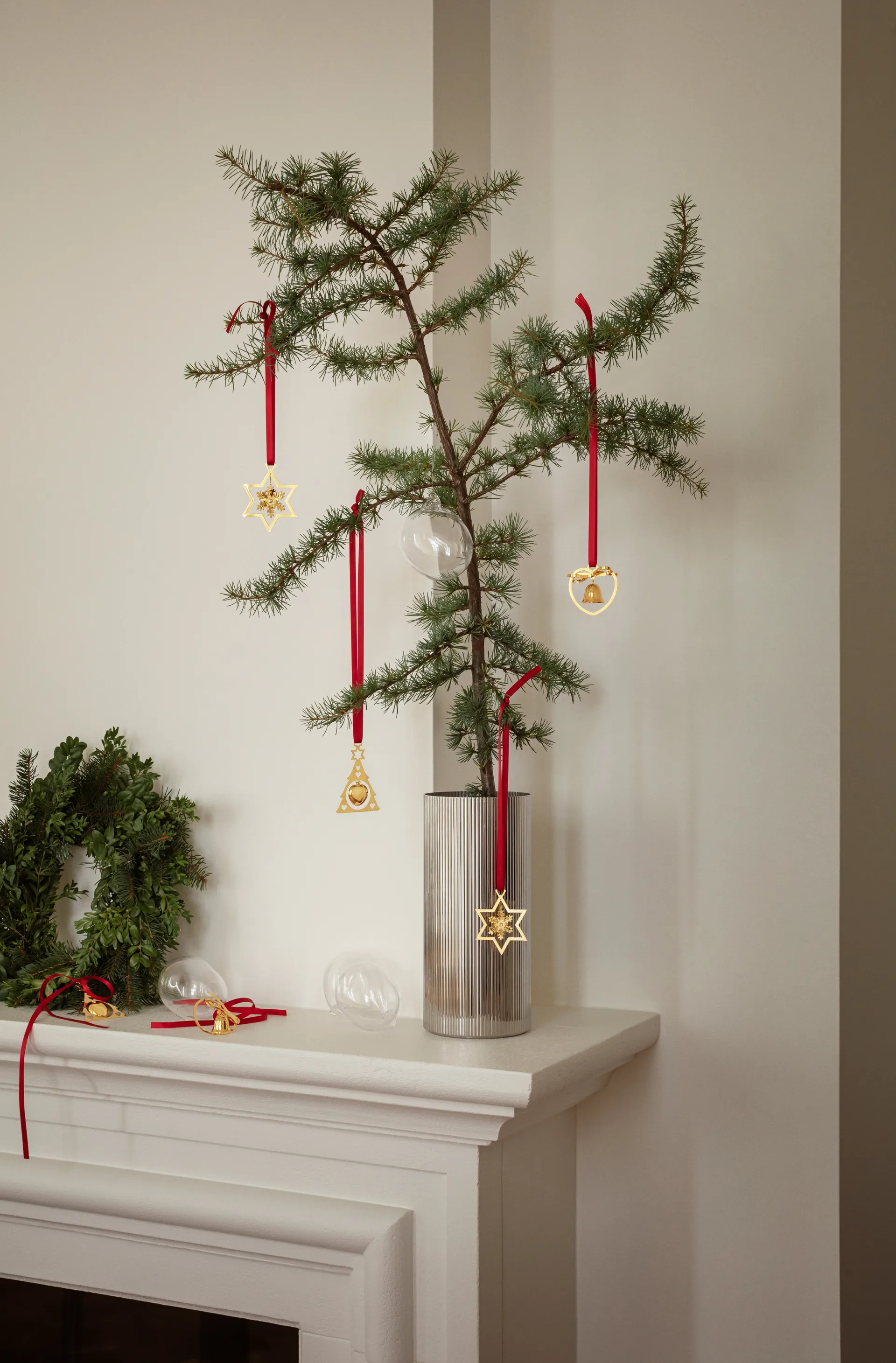 Miniatura móvil 2024, 3-pack, Chapado en oro Georg Jensen