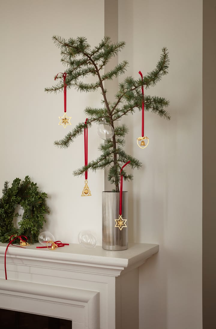 Miniatura móvil 2024, 3-pack, Chapado en oro Georg Jensen