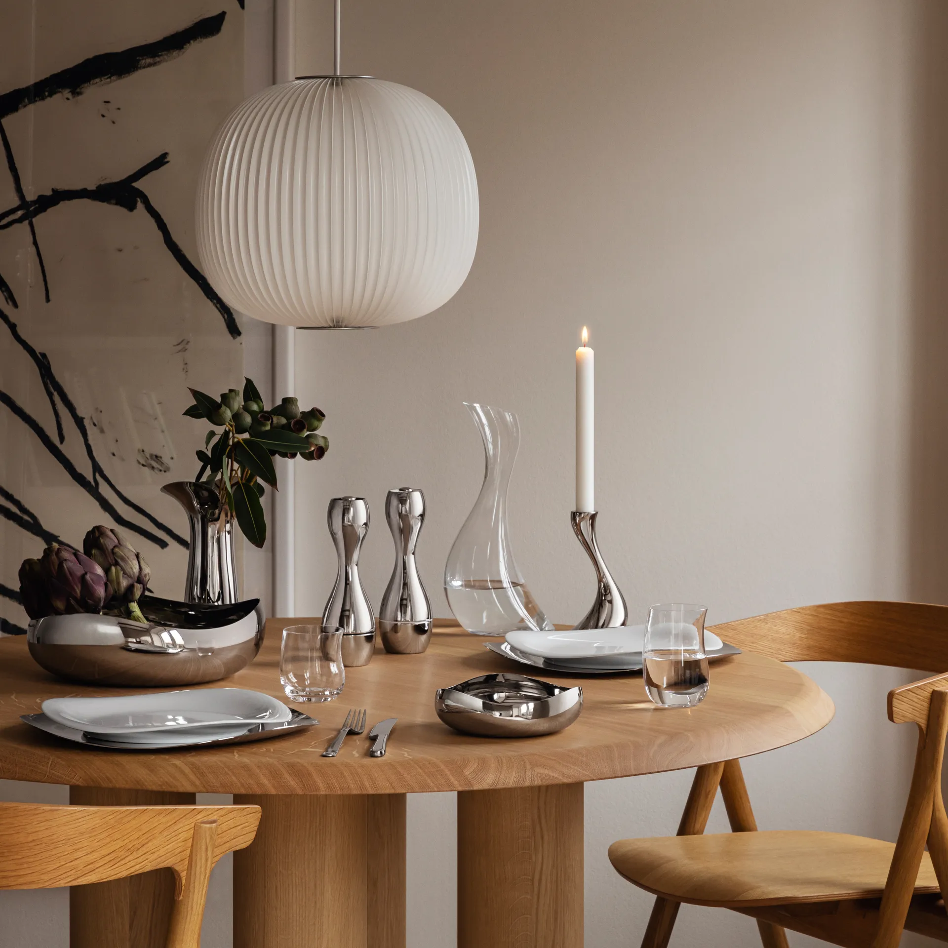 Molinillo de sal y pimienta Cobra, Acero inoxidable Georg Jensen