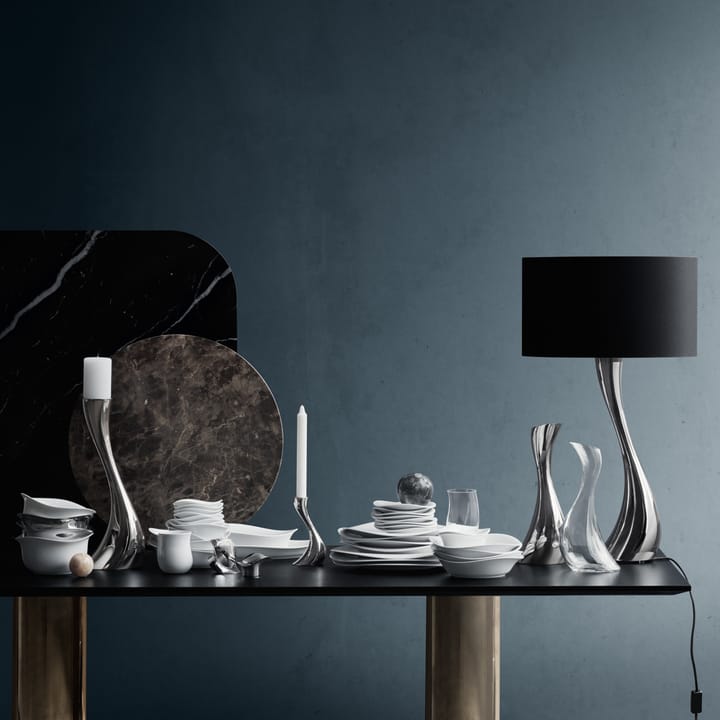Pantalla de lámpara Cobra, negro, pequeña, Ø 35 cm Georg Jensen