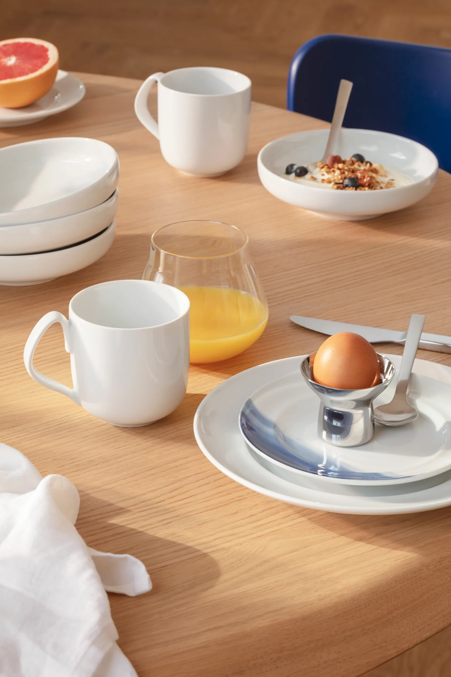 Plato Koppel Ø16 cm, Blanco Georg Jensen