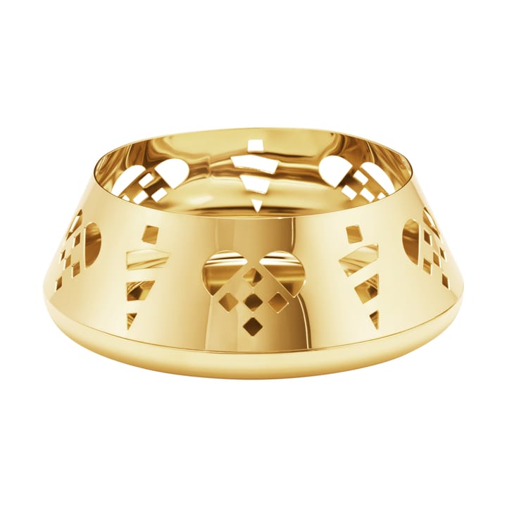 Portavelas año 2025 - Acero inoxidable chapado en oro - Georg Jensen