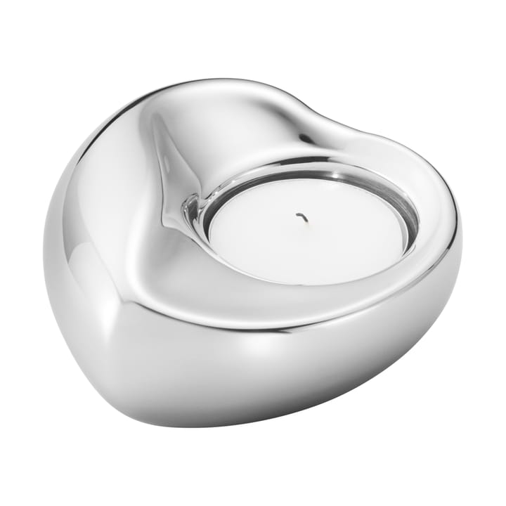 Portavelas Georg Jensen corazón - Acero inoxidable - Georg Jensen