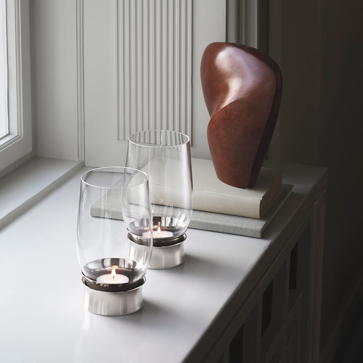 Portavelas Lumis, acero inoxidable Georg Jensen