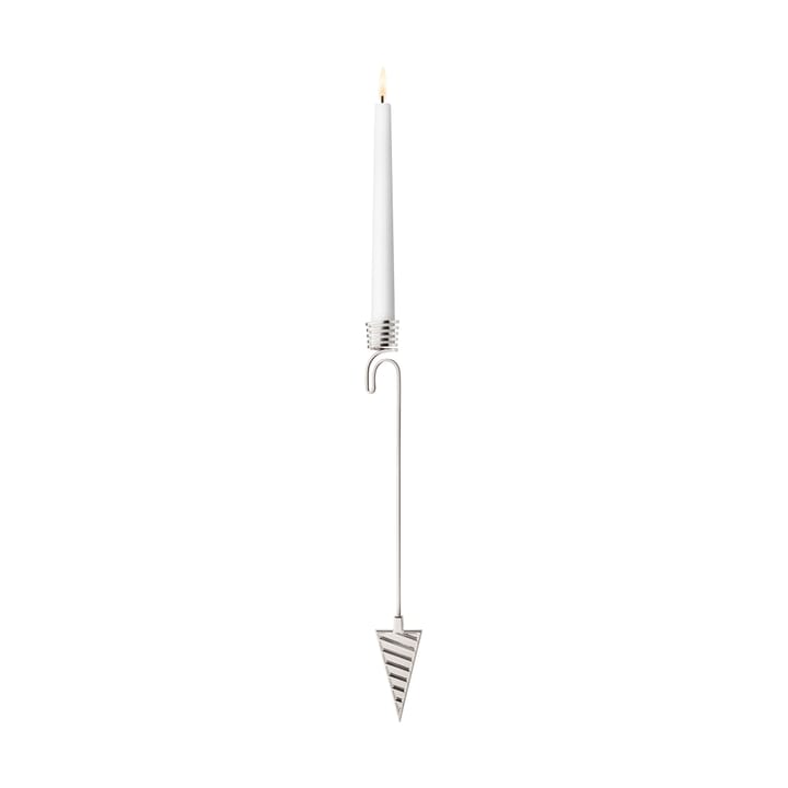 Portavelas para árbol de Navidad 2025 cono  - Aleación de zinc chapada en paladio - Georg Jensen