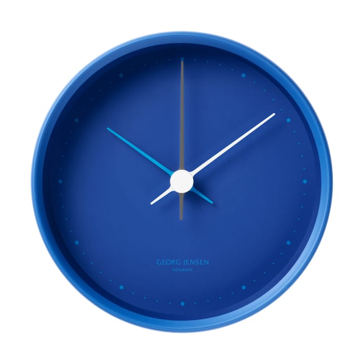 Reloj de pared Koppel Ø10 cm - Iconic blue - Georg Jensen