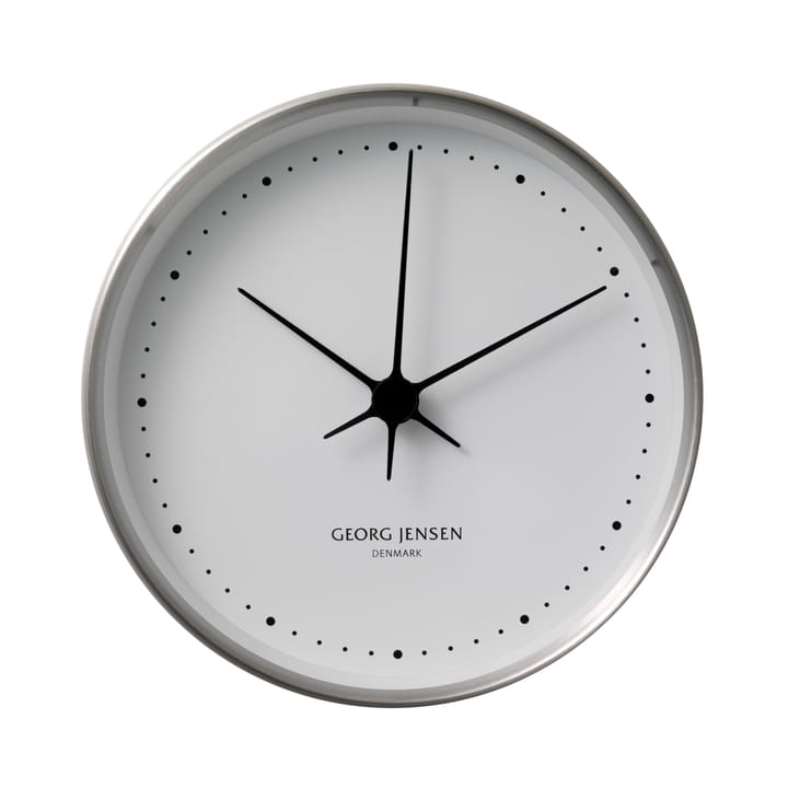 Reloj de pared Koppel, blanco-acero inoxidable - Ø 22 cm - Georg Jensen