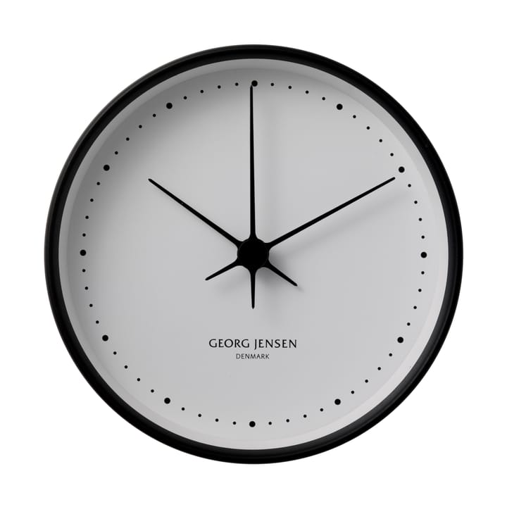 Reloj de pared Koppel, negro-blanco - Ø 22 cm - Georg Jensen