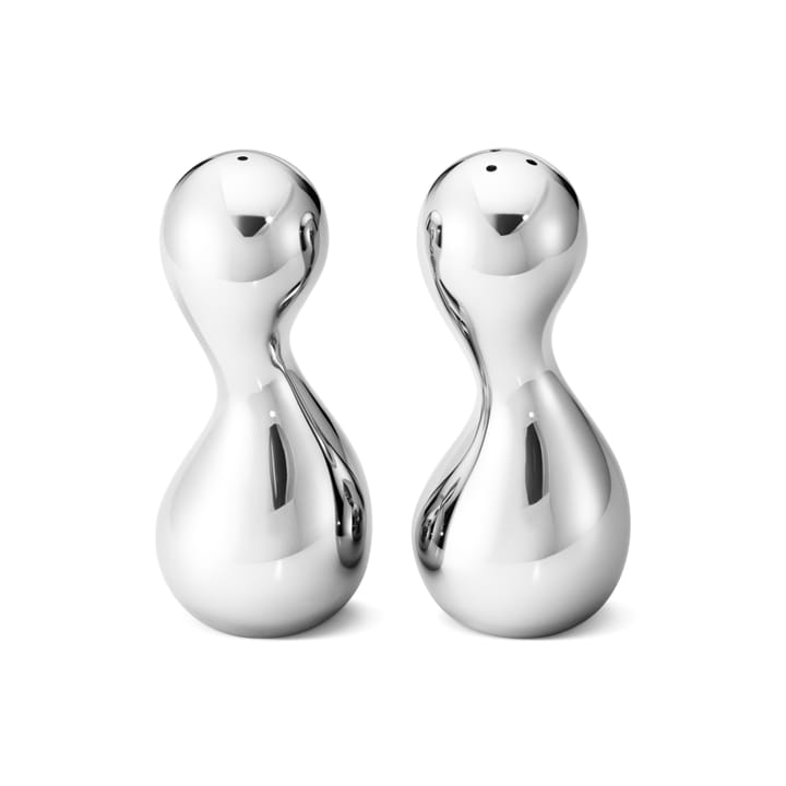 Salero y pimentero Cobra - Acero inoxidable - Georg Jensen