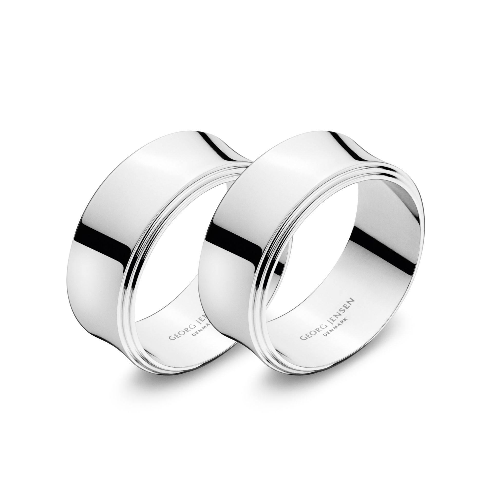 Servilleteros Pyramid, set de 2 Georg Jensen