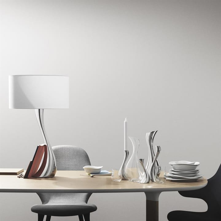 Set de 2 candeleros Cobra, medianos, 20 cm Georg Jensen