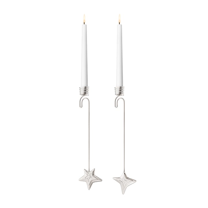 Set de candelabros colgantes 2021 Four & Five Point Star - Baño de paladio - Georg Jensen
