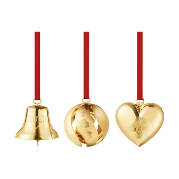 Set de regalo 2023, 3 piezas - Chapado en oro - Georg Jensen