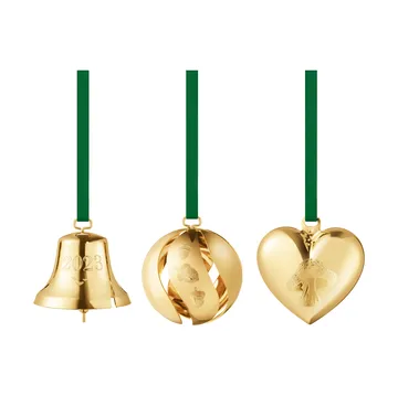 Set de regalo 2023, 3 piezas - Chapado en oro - Georg Jensen