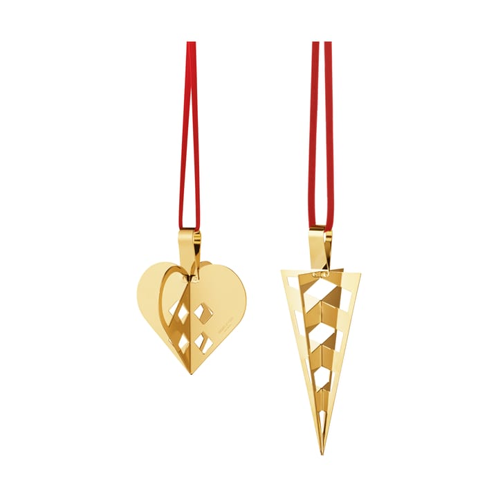 Set de regalo 2025 de 2 piezas  - Latón chapado en oro - Georg Jensen
