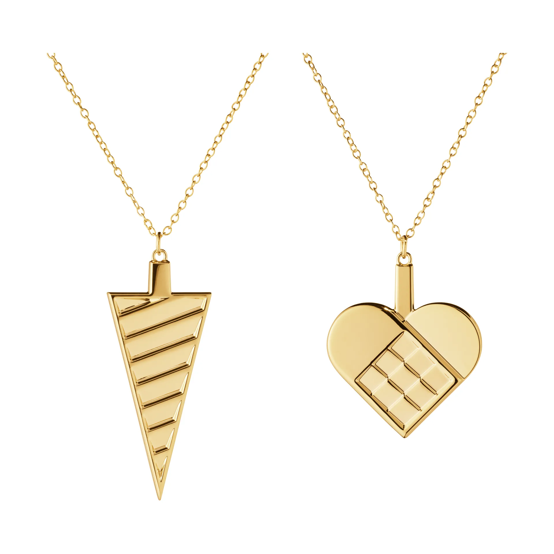 Set de regalo navideño 2025, adorno navideño 2 piezas, Aleación de zinc bañado en oro Georg Jensen