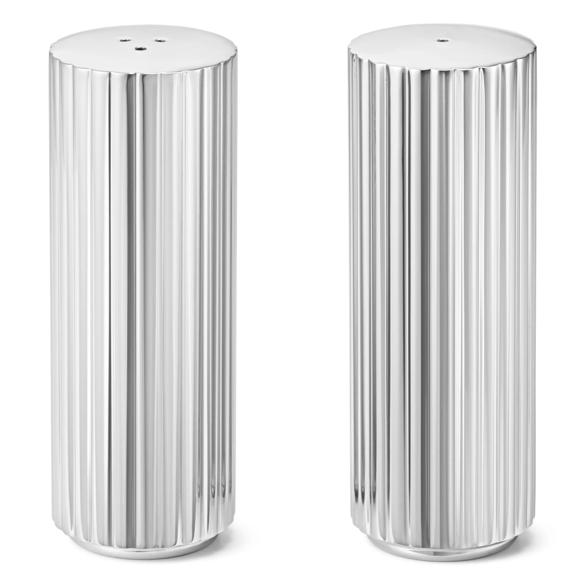 Set de salero y pimentero Bernadotte, acero inoxidable Georg Jensen