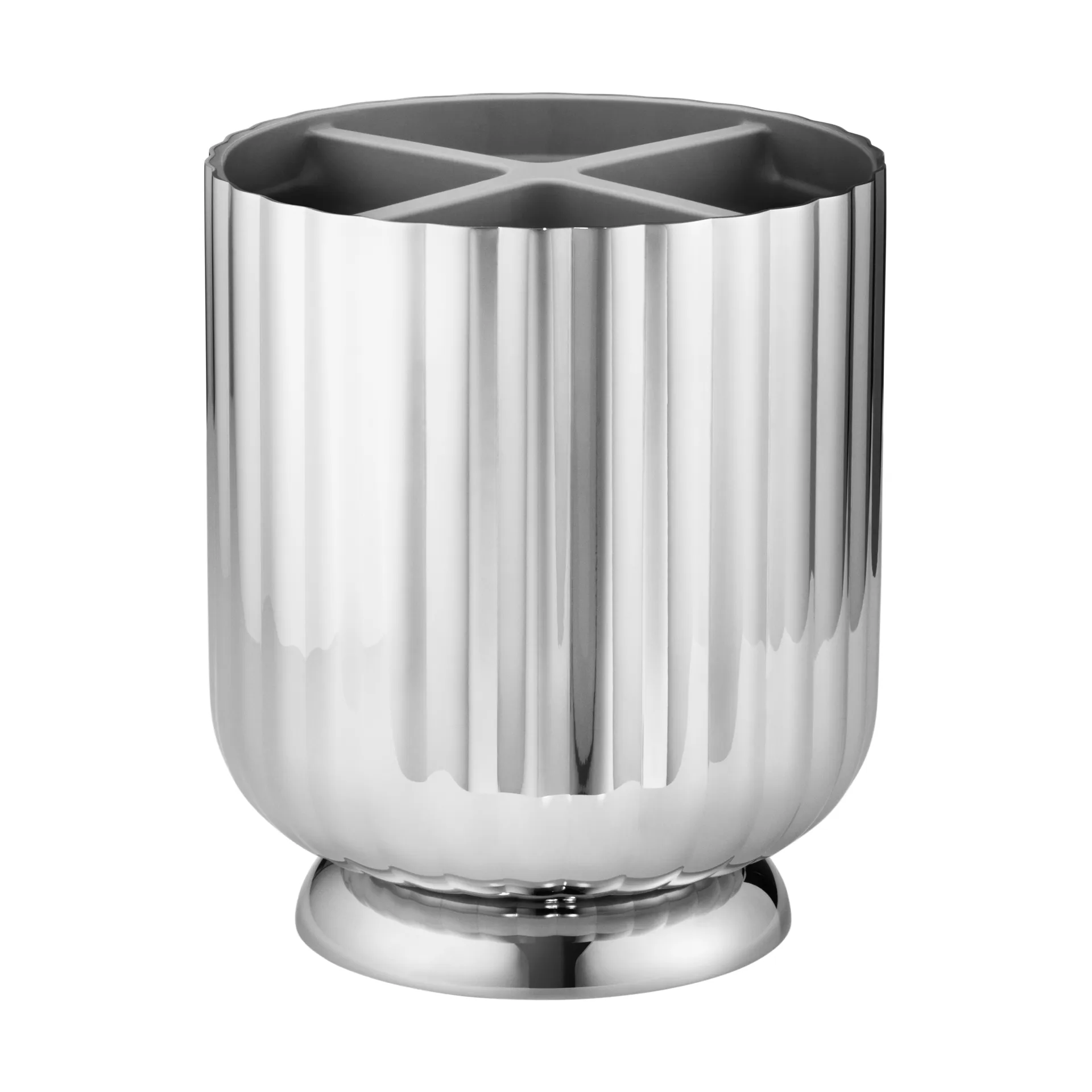 Soporte para cubiertos Bernadotte Ø13x15,1 cm, Acero inoxidable Georg Jensen