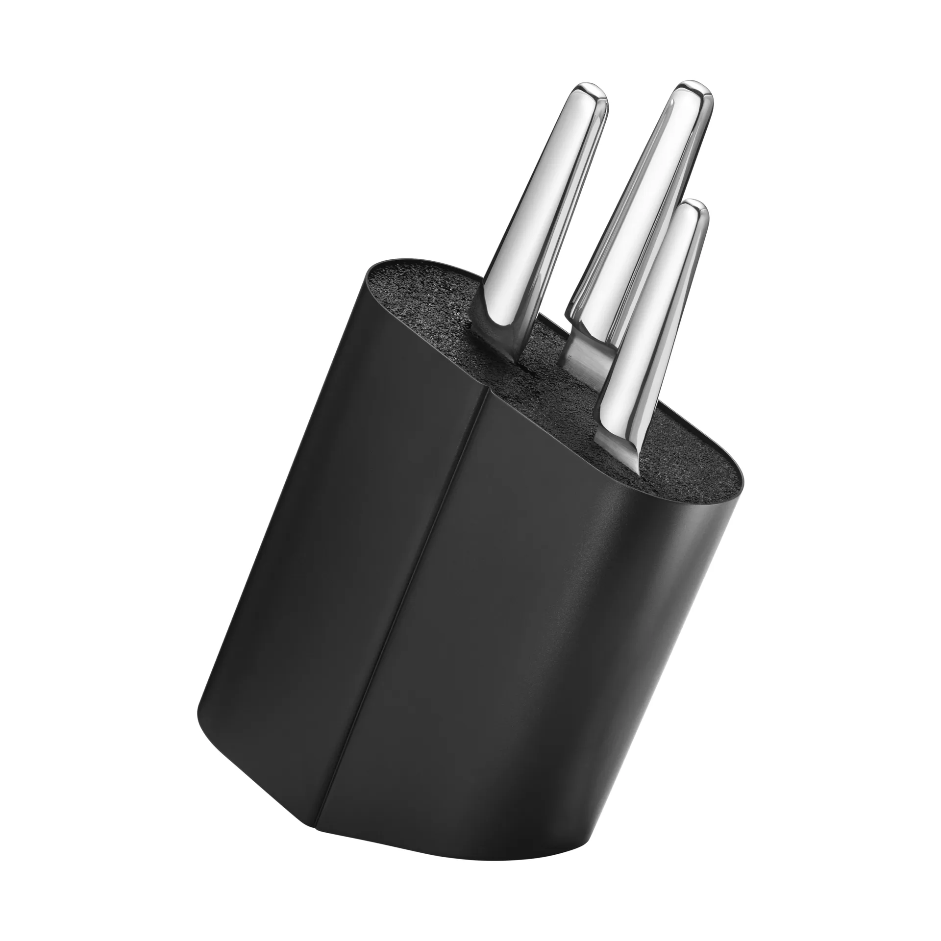 Soporte para cuchillos Alfredo, Acero inoxidable-negro Georg Jensen