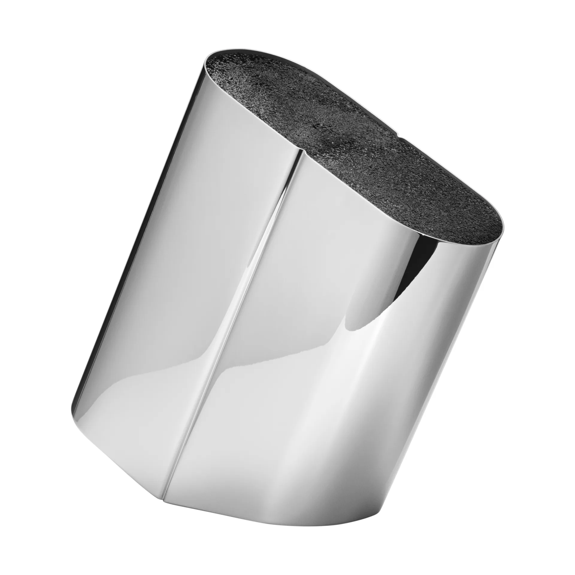 Soporte para cuchillos Alfredo, Acero inoxidable-plateado Georg Jensen