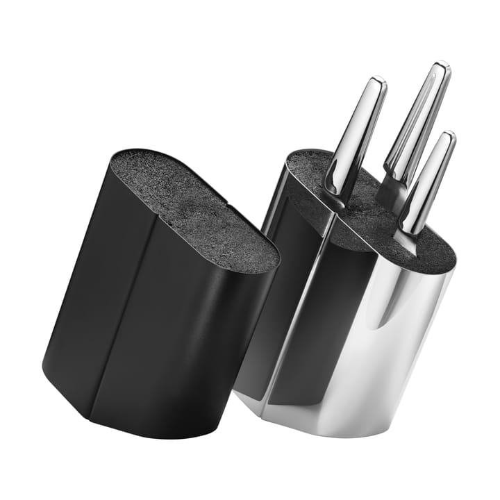 Soporte para cuchillos Alfredo, Acero inoxidable-plateado Georg Jensen