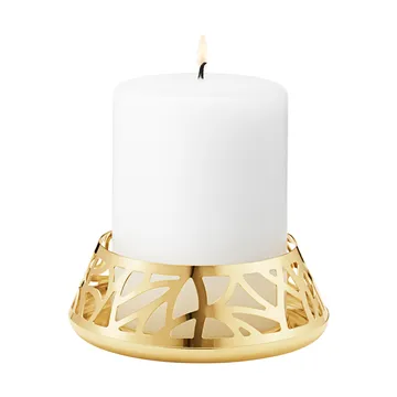 Soporte para vela 2023 - Chapado en oro - Georg Jensen