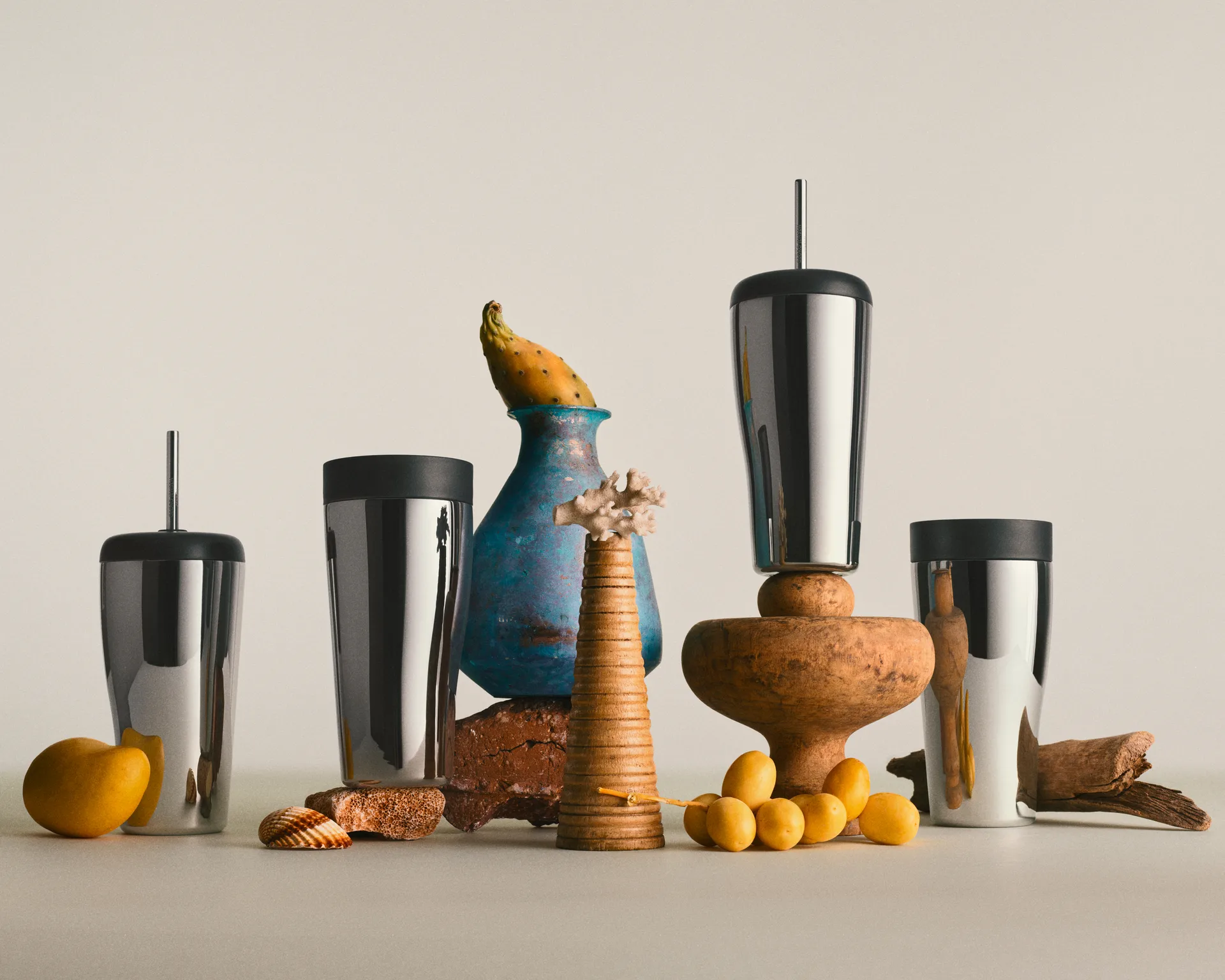 Taza termo Sky 40 cl, Acero inoxidable Georg Jensen