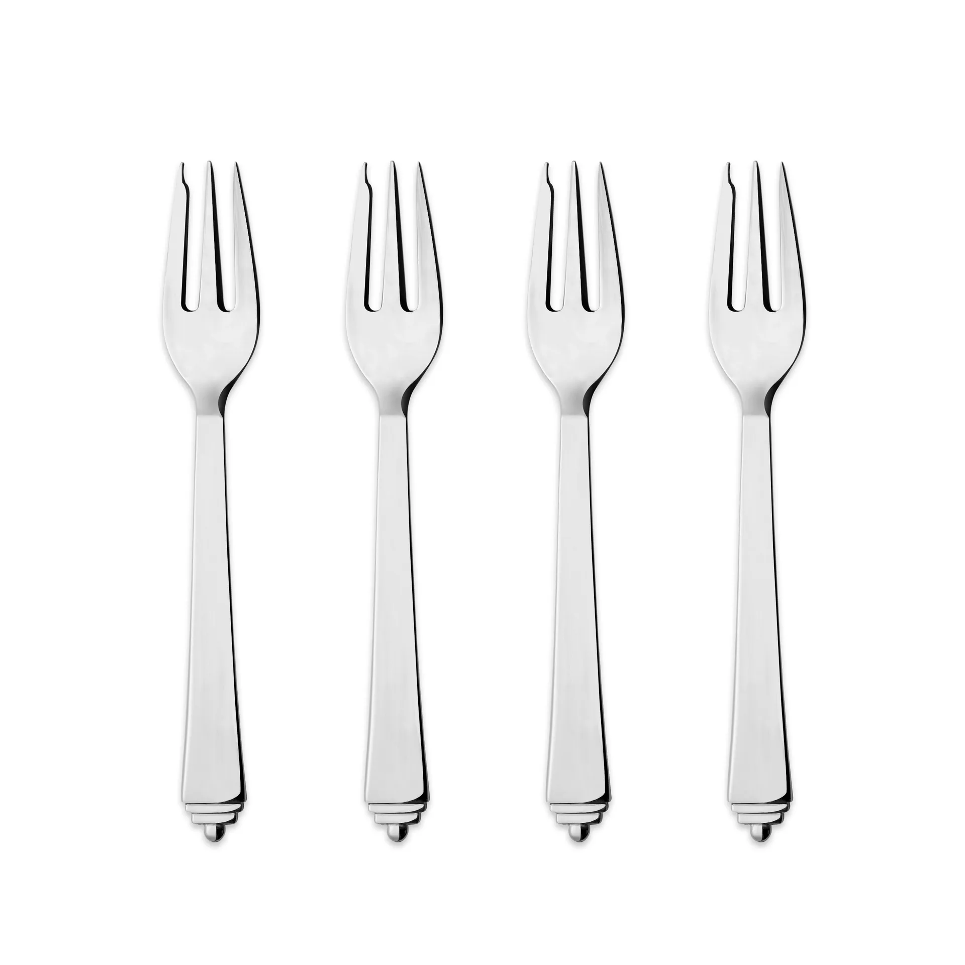Tenedores para tarta Pyramid, set de 4 Georg Jensen