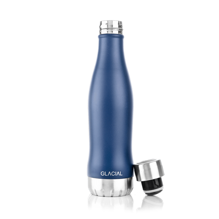 Botella de agua Glacial 400 ml - Matte navy - Glacial